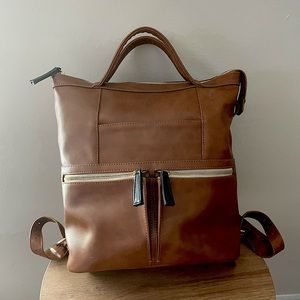 Kelly Moore leather backpack
